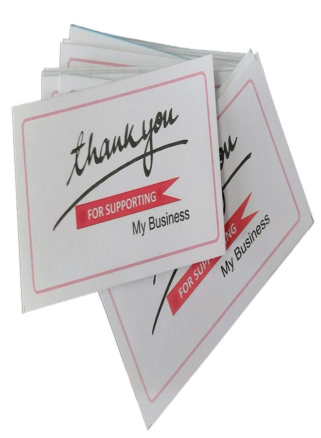 إمبرينت بطاقات عمل مطبوعة عليها عبارة "شكراً لدعمكم لي"، عبوة من 200 بطاقة، حجم صغير (2 × 3 بوصة تقريباً). - Image 1